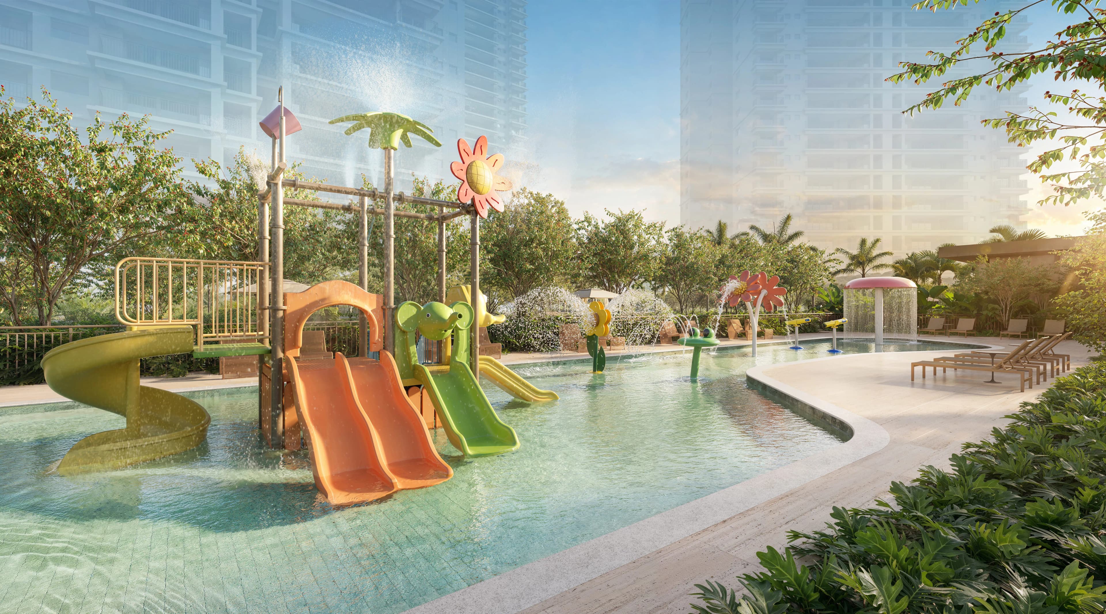 Projeto Jardim da Hípica - Piscina Infantil